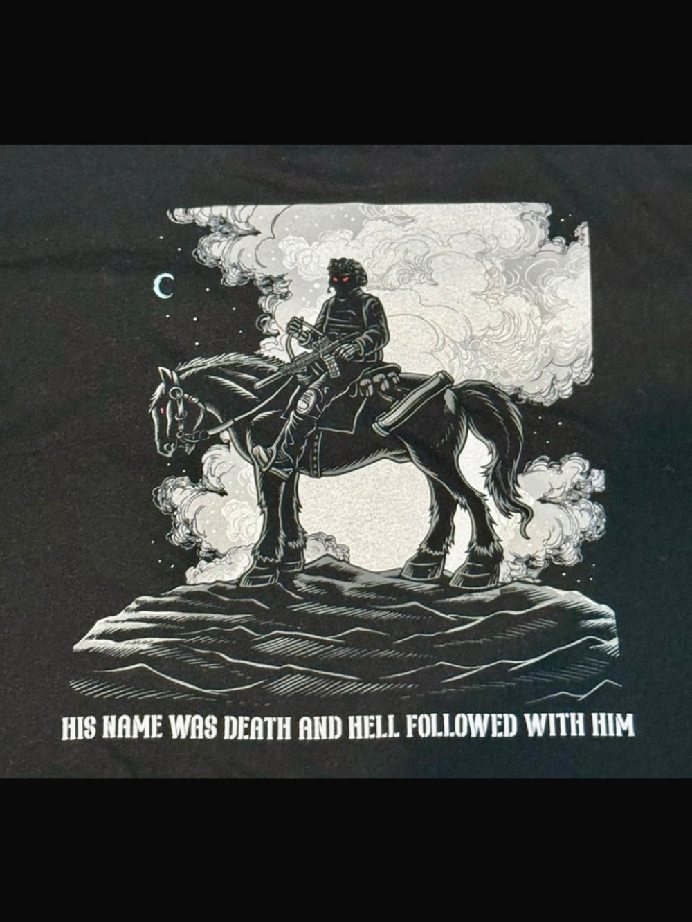 Savage Tacticians Black Short-Sleeve Graphic Tee